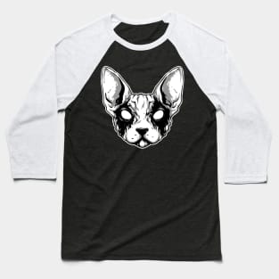 Black metal cat Baseball T-Shirt